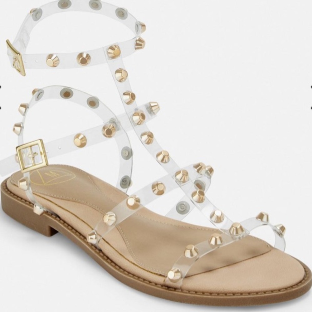 NWT! Missguided gladiator stud sandals